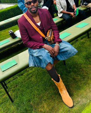 Colman Domingo Instagram - Thank you @louisvuitton the new menswear collection is a dream. @pharrell 🖤🖤🖤