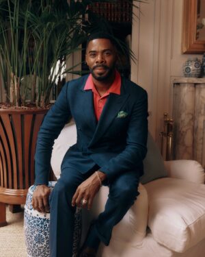 Colman Domingo Instagram - Actor, playwright, and director #ColmanDomingo takes cues from Ralph Lauren’s signature style, adding bold pops of color to his #RLSP25 look—featuring #ThePoloShirt worn with a navy #RLPurpleLabel suit.

#RalphLauren #MFW