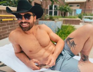 Colt Prattes Instagram - Wrong hat… right vibe.

Need to order a new straw from @americanhatco 
___

#youaintnocowboy #cowboyhat #bootbarn #poolsidevibes #damnitshot #🥵