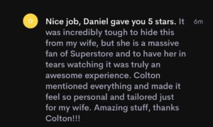 Colton Dunn Instagram - I know sum y’all chuckle ducks like to bag on @cameo but for me it has been a great opportunity to do what I love to do. Make people smile, make the day a little better and stack a little paper. Hit me up and I’ll hook you up too! And I’ll say anything - just ask @benmfeldman 
#cameo #superstore