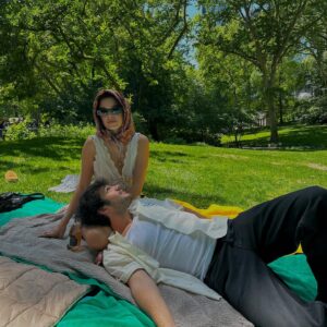 Connar Franklin Instagram - lovers in the park 🤍🧺🌆☀️🍉🌻🕶️