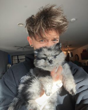 Connor Ball Instagram - Say hello to my new best friend Arlo 🐶 I’ve wanted a dog for forever and this guy couldn’t be any more perfect. Obviously had to give him his own insta cause he’s cooler than i’ll ever be  @lilguyarlo