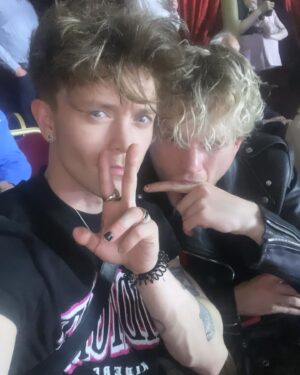 Connor Ball Instagram - Royal Albert Hall twice in one week baby! Thanks for having us down to see @machinegunkelly do his thing, killllleeddd it 🤘🏼