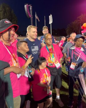 Connor Fields Instagram - Last weekend I had the honor of being the opening speaker for the Special Olympics Northern California and was able to participate in the opening ceremonies, be interviewed by the special report, and meet some amazing athletes. What an incredible experience and an absolute blast!! Incredible people all around, from the staff, to the volunteers, and the athletes themselves. Amazing. 
.
.
📸 - @deannamichelewentzel