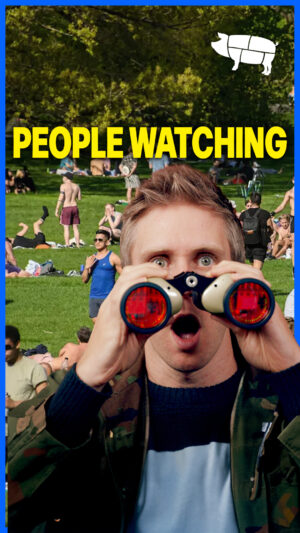 Conor McKenna Instagram - People Watching is Weird