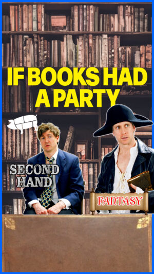 Conor McKenna Instagram - If Books had a Party
--
We have one last show of Hogwash on the 7th of April in Vicar Street in aid of the Crisis in Gaza, all proceeds go to the Red Cross.

And our new show is now on sale for Edinburgh Fringe 2024 'Skittish'
#bookstagram #books #bookstack #bookstagrammer #booksbooksbooks #comedy