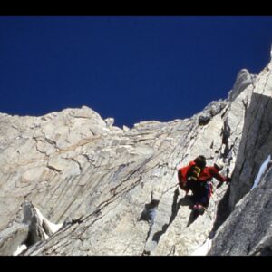 Conrad Anker Instagram - 30 years ago today,  the last day of the year,  @johnmiddendorf4 and I climbed Cerro Torre, Patagonia via the Compressor Route. (South East Ridge) Established in 1970 by Cesare Maestri with a gasoline powered drill, the controversial route sported a stack of bolts and was the quick way to the top. 

John and I enjoyed the climb,  yet these was something amiss. The wildness of this peak was sacrificed for human ego. Maestri, making up for his fanciful ascent of 1959, bolted the peak into submission. 
 
In 2012 the late Hayden Kennedy and 
@jason_kruk removed the bolts, giving the mountain its power back and creating controversy.

If Cerro Torre is a peak that you are interested in please listen to @climbinggold. The recent season includes the Maestri Mystery with insight from @kellycordes, author of "The Tower", the definitive book on this subject.

In reviewing my journal from 30 years ago I reflect on how climbing has changed. Even if we have better weather  forecasts and lighter & stronger gear, the sense of self discovery one gets from a proper Patagonian beat down still remains. This primal connection to living is as real as it gets. 

First photo of the Cerro Torro group from the summit of Chalten by Galen Rowell.