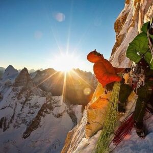 Conrad Anker Instagram - Why climb? If you have dedicated your life to the game of gravity you ask yourself why. Your family asks why. Society asks why. The answer is unique to each person. Perhaps it doesn't need to be answered?

On a personal level it's the bonds of friendship that make this pastime a treasure. We create a team for a shared goal, the foundation of which is trust. @renan_ozturk & @jimmychin built upon this over two expeditions to Meru Peak in the Garwhal Himal. Location also taps in as an answer to the why. One sees the minuscule, a RURP placement for instance, while being surrounded by the immensity of nature. When climbing there is a "is this real" reflection that brings life into focus. We would have our "is it real" perspective after a meager dinner. Climbing activates the problem solving logical mind while at the same time being quite primal. Maybe it's some sort of biological factory setting that we were born with? Anytime your life is on the line you're living analog. 

12 years ago today we reached the summit. 15 years ago we turned back near the summit. Returning to the same mountain we were reminded that the summit is what drives us, yet the process of getting there is the hidden magic of life. 

Forever grateful for my family for their support of this frivolous pursuit and to the team that brought  @merufilm to audiences around the world.

When I meet the occasional person for whom the film is meaningful, I'm happy that they found climbing. Yet there is pause as they are about to embark on a journey that is experienced based. And if you climb long enough you'll understand that climbing makes us pay for the summit moments with the weight of loss. 

Experience, is after all, the teacher. 

@thenorthface_climb @ibexexpeditions 

Photos by @jimmychin, slide six by @renan_ozturk (thank you)