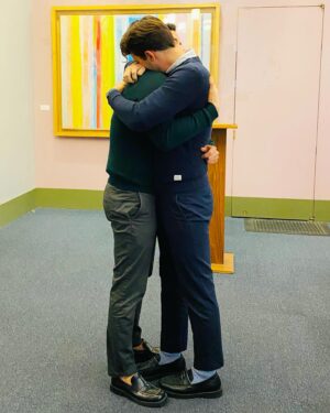Conrad Ricamora Instagram - happily hyphenated 
introducing the Ricamora-Jensens

lots of great things happened these past few weeks, but this is the highlight of my life