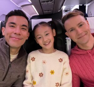 Conrad Ricamora Instagram - Happy Holidays - ❤️ Jake, Sammie, and Gregg @theresidentonfox