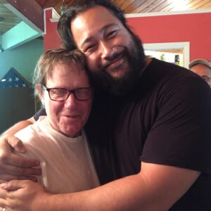 Cooper Andrews Instagram - It was my last day in Korea when I got the call. Abin and I got back to the states Wednesday at 10pm and drove through the night with my sister to bury him in the afternoon.

Two weeks and it's still hurting. He's the reason I was such a massive DC fan and the reason I love sound related things so much. So many of my traits (good and bad) are offshoots of his.

My uncle Bernie was eccentric and nothing short of brilliant. He was curious, didn't have a violent bone in his body, an audiophile, and a lover of dogs. I've never seen or encountered ANYONE like him. Which is saying something.

Most of all he loved his wife, my aunt Terry who left us in September. He had cancer and diabetes, but I truly believe he died of a broken heart. I miss them both. I've been missing a lot of people these days.

Life is slow and life is fast. Never forget to tell someone you love them and if you can squeeze a bone crushing hug in there, do it.