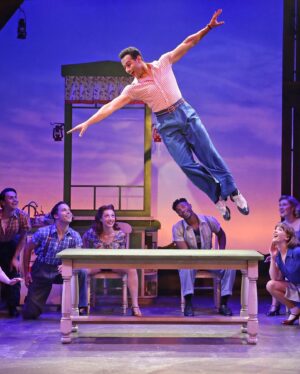 Corbin Bleu Instagram - The world premiere of Summer Stock is officially open at @goodspeedmusicals! So grateful for this incredible troupe! 

Photography: Diane Sobolewski Book & Additional Lyrics by Cheri Steinkellner | Based on the classic MGM film; Produced by special arrangement with Warner Bros. Theatrical Ventures | Scenic Design by Wilson Chin | Costume Design by Tina McCartney | Lighting Design by Jeff Croiter | Sound Design by Jay Hilton | Wig, Hair & Makeup Design by Liz Printz | EDI Consultant Kira Troilo | Production Stage Manager Bradley G. Spachman | Casting by Tara Rubin Casting | Music Direction by Adam Souza | Music Supervision, Arrangements and Orchestrations by Doug Besterman | Directed & Choreographed by Donna Feore