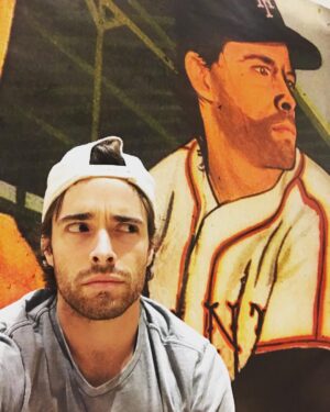 Corey Cott Instagram - I’M ON A LIFE-SIZE BASEBALL CARD. Come check out the world premiere of “The Last Days of Summer” at @kcreptheatre. 9/7-9/30!