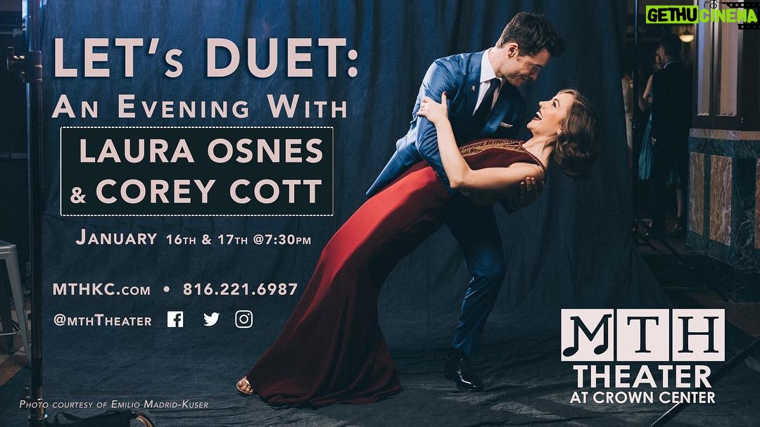 Corey Cott - 6.4K Likes - ANNOUNCEMENT #1: The one, the only @lauraosnes and I are doing our first DUET show together! I’ll be returning to @mththeater in Kansas City after my sold out show in September, and bringing along Laura for a stupidly fun night of us singing our favorite duets. And of course the brilliant @brauhala will be joining us on the ivories. January 16th and 17th. 7:30 PM. @mththeater. COME HANG, YALL! Link in bio. 📷: @emiliomk / @broadwaycom