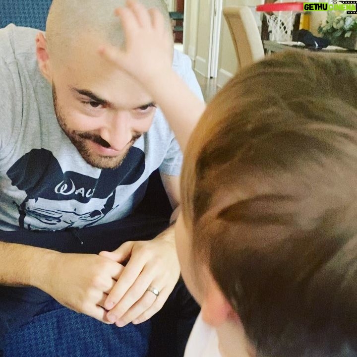 Corey Cott - 18.9K Likes - My son is so proud of me! What a guy. He has so much pride he barely even looks at me or touches me or wants anything to do with me. Haha! Also, you can still donate to our @charitywater campaign. It’s open for the next 8 weeks. We are so close to $20,000 - which will provide clean and safe drinking water to TWO communities. Link in my bio! #CottQCut @theellenshow