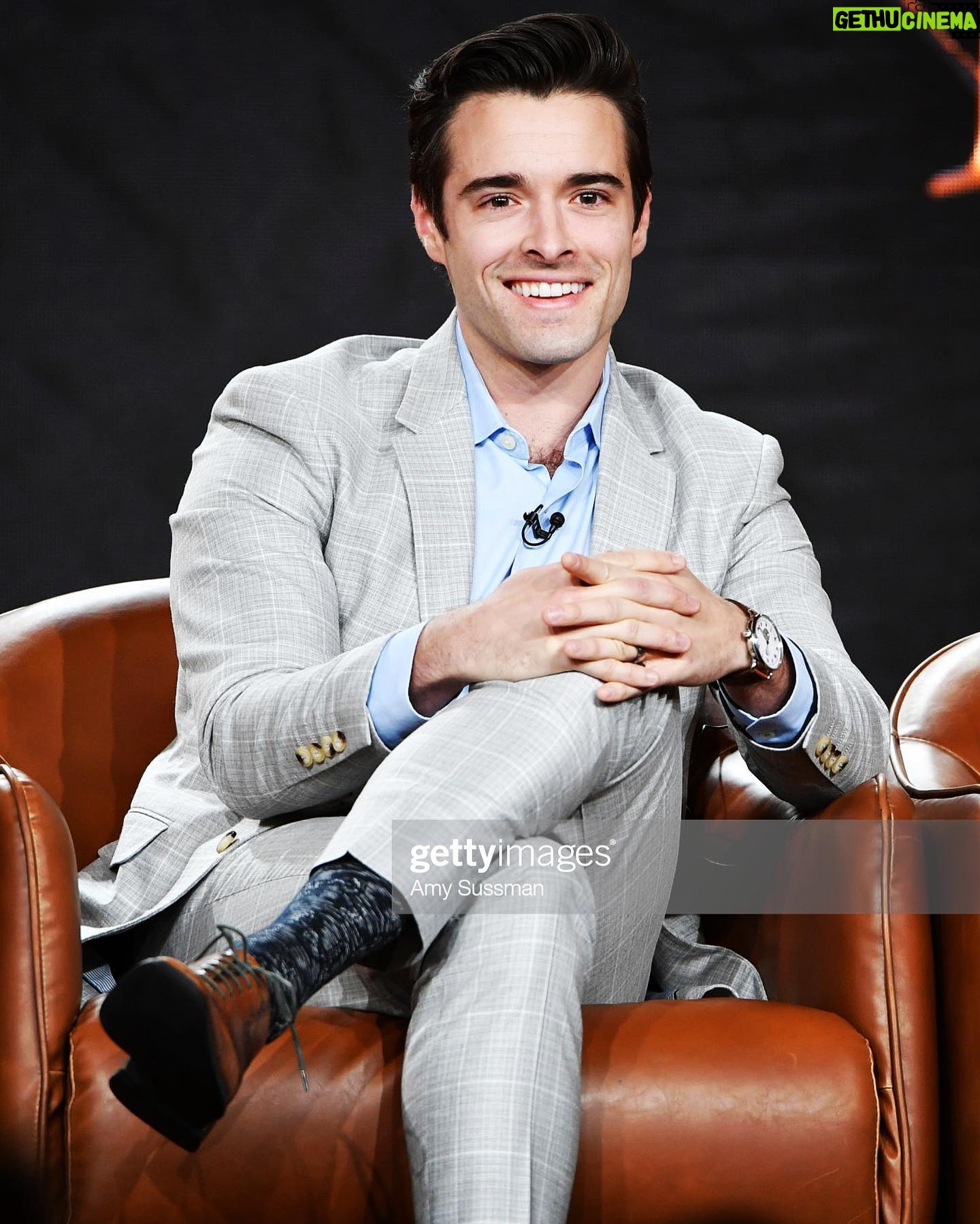 Corey Cott - 10.6K Likes - That feeling you get when you flash your monogrammed socks you got in your stocking. #TCAs #FOXTCA @filthyrichfox #FatherOfTwoButIStillGetAStocking #Santa #INeedATan