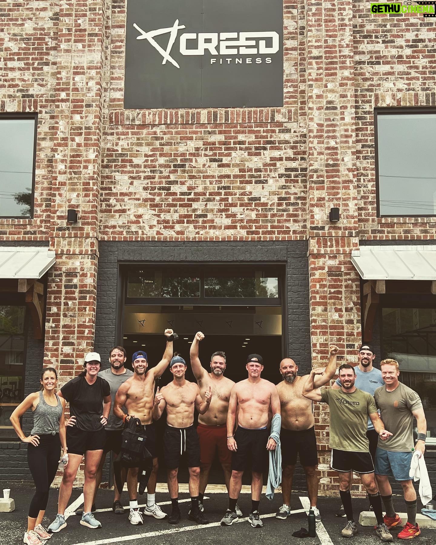 Corey Cott - 4.4K Likes - HAPPY MEMORIAL/MURPH DAY EVERYBODY. Today we honor those who paid the ultimate sacrifice to defend our freedom. For the last 4 years I’ve made every effort to attack the Murph workout on Memorial Day in honor of Lt. Michael Murphy.
1 Mile
100 Pullups
200 Pushups
300 Squats
1 mile
Wearing a 20 lb vest if ya got it!
Today we crushed good ol’ “Murph” at @creedgym with this amazing group of men and women! Wouldn’t want to start this day any other way. (Also I feel a lot better about the 6,000 calories of ribs and ice cream I’m gonna inhale in like 3 hours.) HAPPY MEMORIAL DAY! @murphchallenge