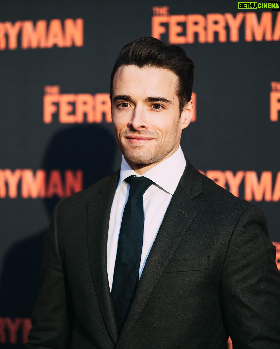Corey Cott - 10.4K Likes - Last night at the INCREDIBLE @theferrymanbway opening. What. A. Show. So good to be back at the Jacobs.
Suit: @jcrew
Photo: @emiliomk @broadwaycom / @gettyimages