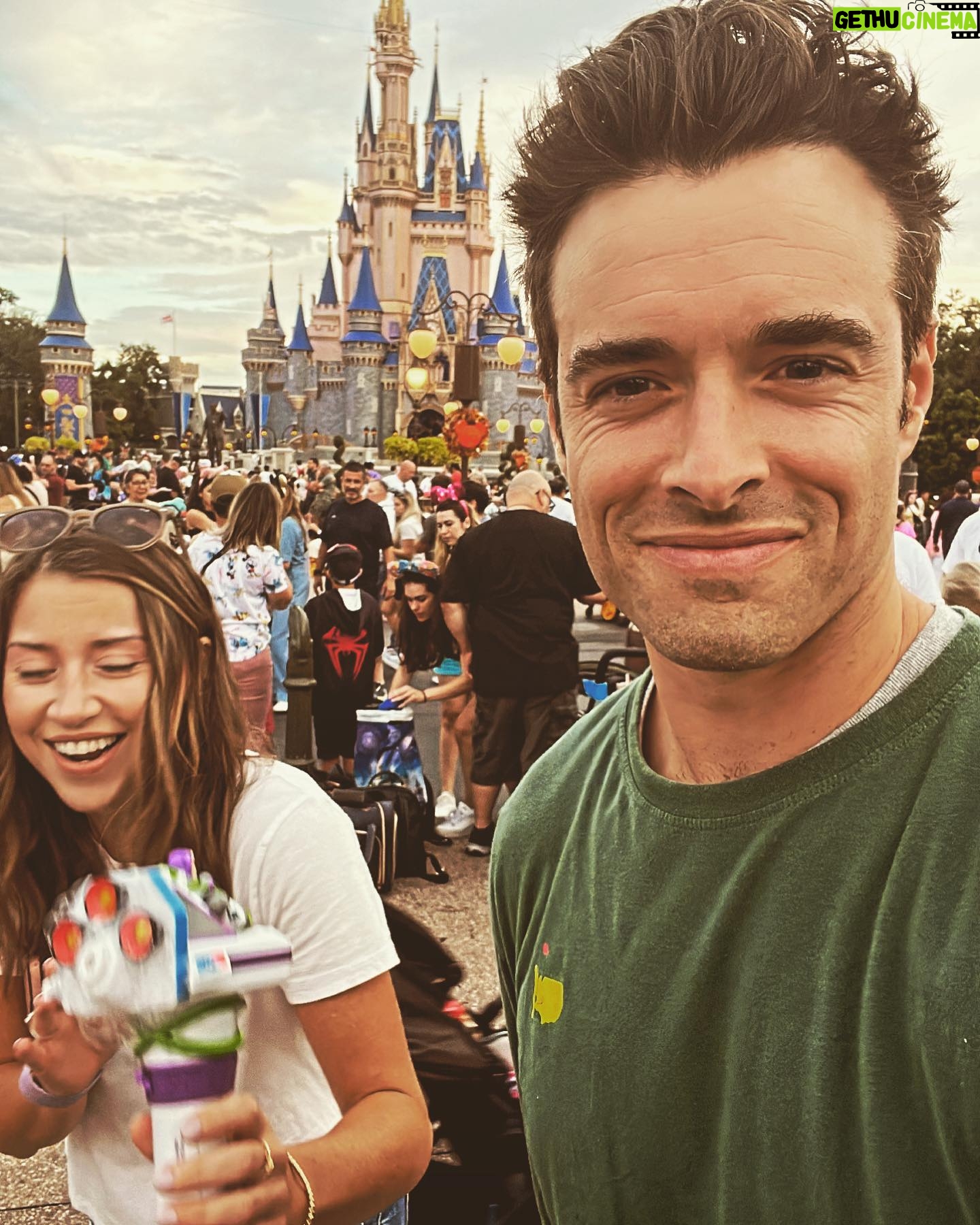 Corey Cott - 7.2K Likes - “Hey Meg let’s take a selfie to capture this amazingly chill moment at the end of a super relaxing and cheap day without any kids poop in the stroller and absolutely zero tears, no tears at all, never once did kids cry because they only had a $40 buzz lightyear bubble thing instead of a $40 woody bubble thing and we’re just so happy and thankful that we’re here.”