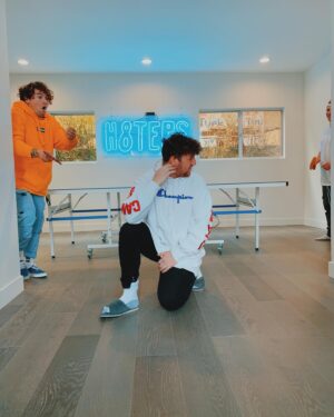 Corey La Barrie Instagram - New House Baby!! Swipe right to see why you shouldn’t take pictures when someone’s playing, Jc’s a bully! Can’t believe I got it on camera! 😂😂