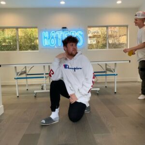 Corey La Barrie Instagram - New House Baby!! Swipe right to see why you shouldn’t take pictures when someone’s playing, Jc’s a bully! Can’t believe I got it on camera! 😂😂