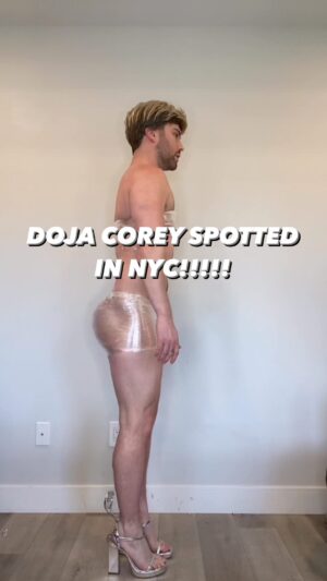 Corey O'Brien Instagram - Doja Corey 🐱 @dojacat 
——
#reels #dojacat #fashion #comedy