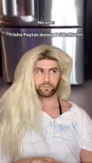 Corey O'Brien Instagram - Corey Paytas 🌈 @trishapaytasbackup 
——
#reels #pridemonth #trishapaytas #funny