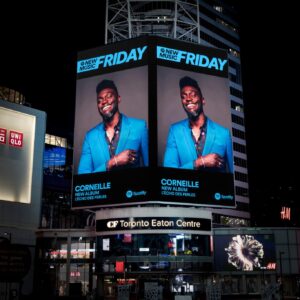 Corneille Instagram - Un gros merci à @spotifycanada et @applemusic pour le soutien!!!🙏🏿🙏🏿🙏🏿

#spotifycanada #applemusic #lechodesperles