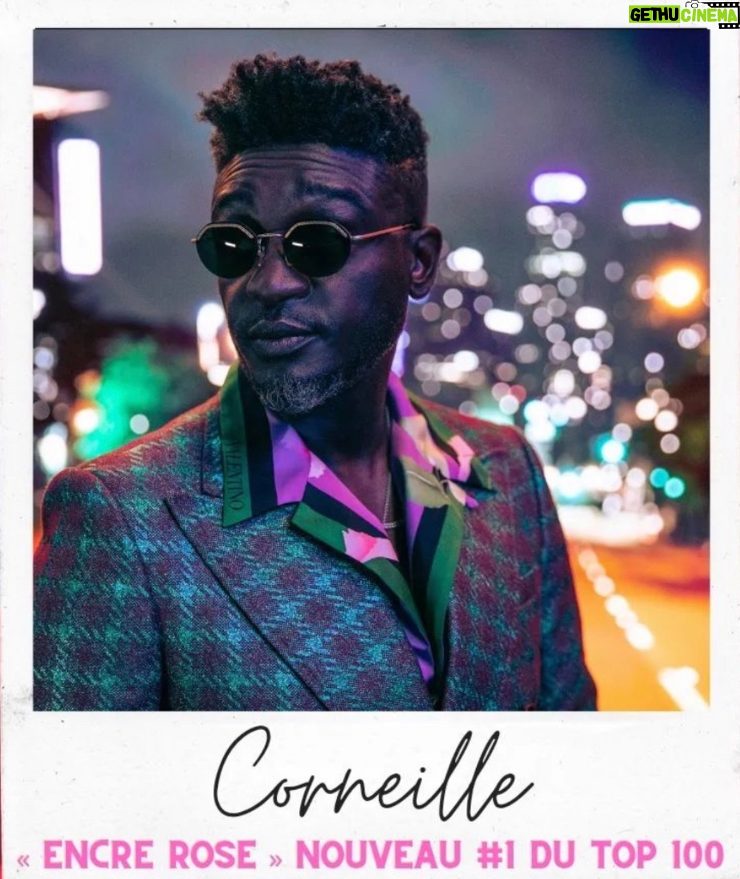 Corneille - 1.6K Likes - 🙏🏿!!! C’est grâce à vous, le public. C’est grâce aux radios qui jouent mes chansons. C’est aussi grâce à @martinveronneau et son équipe au @local9.ca. Je vous remercie chaleureusement de m’appuyer en faisant d’Encre Rose @dashny_j le numéro 1 correspondant au Québec. Merci!!!!!!
