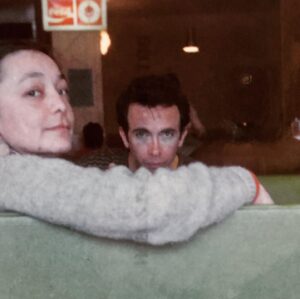 Corrine Koslo Instagram - Tantoo Cardinal and Allen MacInnis.
We were touring all over Saskatchewan. It was the dead of winter 1983. We ended up in Leader Saskatchewan. Snowed in. The only place we could stay was above the very big beefy white guy’s bar.....,
In walks an Indigenous Woman with a very tall gay man with me not far behind my friends taking photos of all of us acting normal and butch butch butch!#friendsforalifetime#persephonetheatresaskatoon