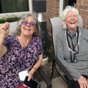 Corrine Koslo Instagram - Take Two.
Pat Hamilton and I.
Great friends forever.
Two  Mrs. Lyndes.
#renewannewithane#annewithane#annewithaneseason