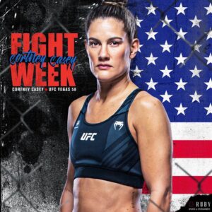Cortney Casey Instagram - FIGHT WEEK!! @Castironcasey is ready for her Flyweight bout this Saturday on the #UFCVegas58 card on @ESPNmma !!🔥🔥 #RubySE