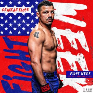Cortney Casey Instagram - FIGHT WEEK! Lightweight Vet @drakkar_klose looks to win his 4th @ufc fight in a row this Saturday when he competes at #UFC301 live from Brazil on @espnmma! #RubySE