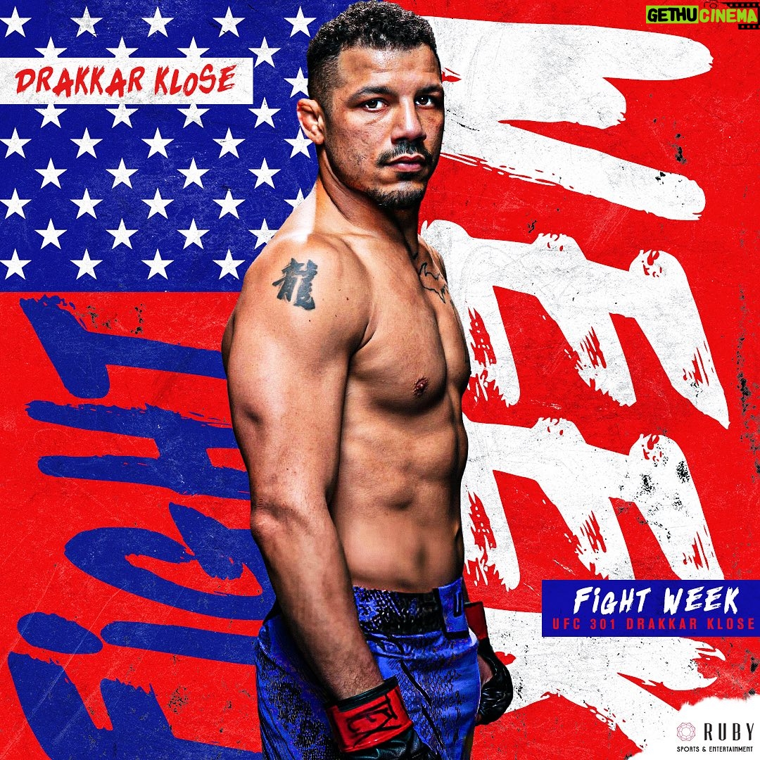 Cortney Casey - 362 Likes - FIGHT WEEK! Lightweight Vet @drakkar_klose looks to win his 4th @ufc fight in a row this Saturday when he competes at #UFC301 live from Brazil on @espnmma! #RubySE