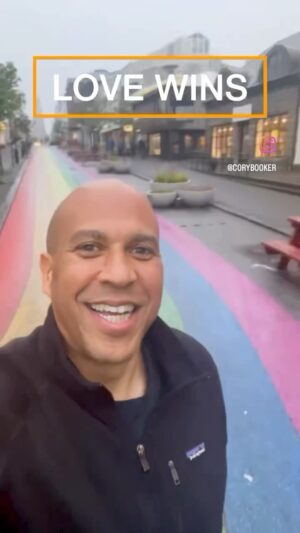Cory Booker Instagram - Happy Pride Month!