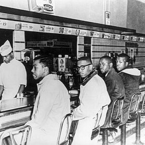 Cory Booker Instagram - These extraordinary men are courage personified. On the first day of February in 1960 they went to Woolworth’s in Greensboro, North Carolina and staged a sit in at the segregated lunch counter. At the time their refusal to leave when asked was a radical act of civil disobedience and a further inspiration for the growing Civil Rights movement. Theirs was a triumph of creative activism and brave sacrifice. They helped further inspire millions and further energize a movement.

Today may we confront the ugly parts of our history and honor those extraordinary Americans that helped us overcome giving us now a towering testimony to hope hewn from despair and freedom secured through struggle. 

Our great story
Our great struggle
Our great nation

Black History Month