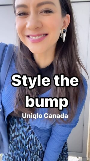 Cory Lee Instagram - Thank you @uniqlocanada for the cutest spring outfit! I was a little worried it wouldn’t fit over the bump but it’s perfect ❤️🙌🏻

#uniqlo #uniqlocanada #maternity #maternityfashion #coryleematernitystyle #thirdtrimester #stylethebump