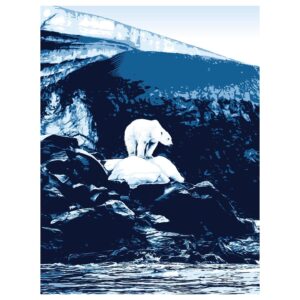 Cory Richards Instagram - Link in Bio!!! 20" x 26" (SIGNED   NUMBERED EDITION of 100) 5 color silkscreen print on 100# Cougar Smooth White Paper by the massively talented Ernesto Yerena @ernestoyerena based on one of my favorite images for National Geographic from an expedition to the Franz Josef Land Archipelago.

@amplifierart is joining @natgeo and the Campaign for Nature's conservation 30x30 initiative! This initiative - which is supported by over 100 countries worldwide - seeks to protect at least 30% of the planet’s land and oceans by the year 2030. Increasing the acreage of protected zones will help achieve habitat conservation goals while also reversing the negative impacts of biodiversity decline and climate change.

Each purchase helps us get this artwork and accompanying lesson plans on conservation for FREE into thousands of classrooms across the U.S. and beyond!