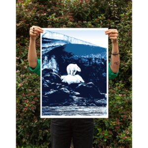 Cory Richards Instagram - Link in Bio!!! 20" x 26" (SIGNED   NUMBERED EDITION of 100) 5 color silkscreen print on 100# Cougar Smooth White Paper by the massively talented Ernesto Yerena @ernestoyerena based on one of my favorite images for National Geographic from an expedition to the Franz Josef Land Archipelago.

@amplifierart is joining @natgeo and the Campaign for Nature's conservation 30x30 initiative! This initiative - which is supported by over 100 countries worldwide - seeks to protect at least 30% of the planet’s land and oceans by the year 2030. Increasing the acreage of protected zones will help achieve habitat conservation goals while also reversing the negative impacts of biodiversity decline and climate change.

Each purchase helps us get this artwork and accompanying lesson plans on conservation for FREE into thousands of classrooms across the U.S. and beyond!