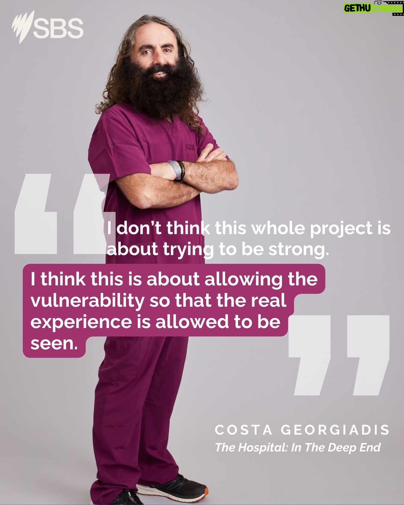 Costa Georgiadis - 888 Likes - Costa reflects on his time spent on the frontlines at St Vincentās Hospital.
š„ The Hospital: In The Deep End | Thursday 8.30pm on SBS or stream free on @sbsondemand