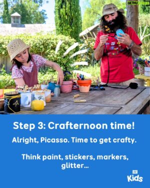 Costa Georgiadis Instagram - Save this for a crafternoon with the kids #GardeningAustraliaJr 🐝