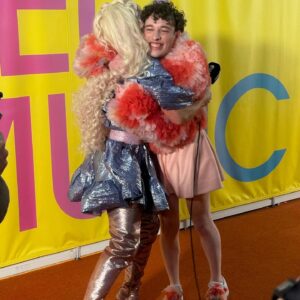 Courtney Act Instagram - Adding some drag sparkle backstage at @eurovision with Mon Amour @thenickydoll. Hanging out around Malmö with @joelcreasey & @myfwarhurst and giving @nemothings a good luck squeeze before tonight’s Semi Final 2! Who is your fav to get through to the final?

Tune into @sbs_australia Friday, Saturday and Sunday night at 7:30pm for my Access All Areas backstage pass to Eurovision 2024. 

#eurovision