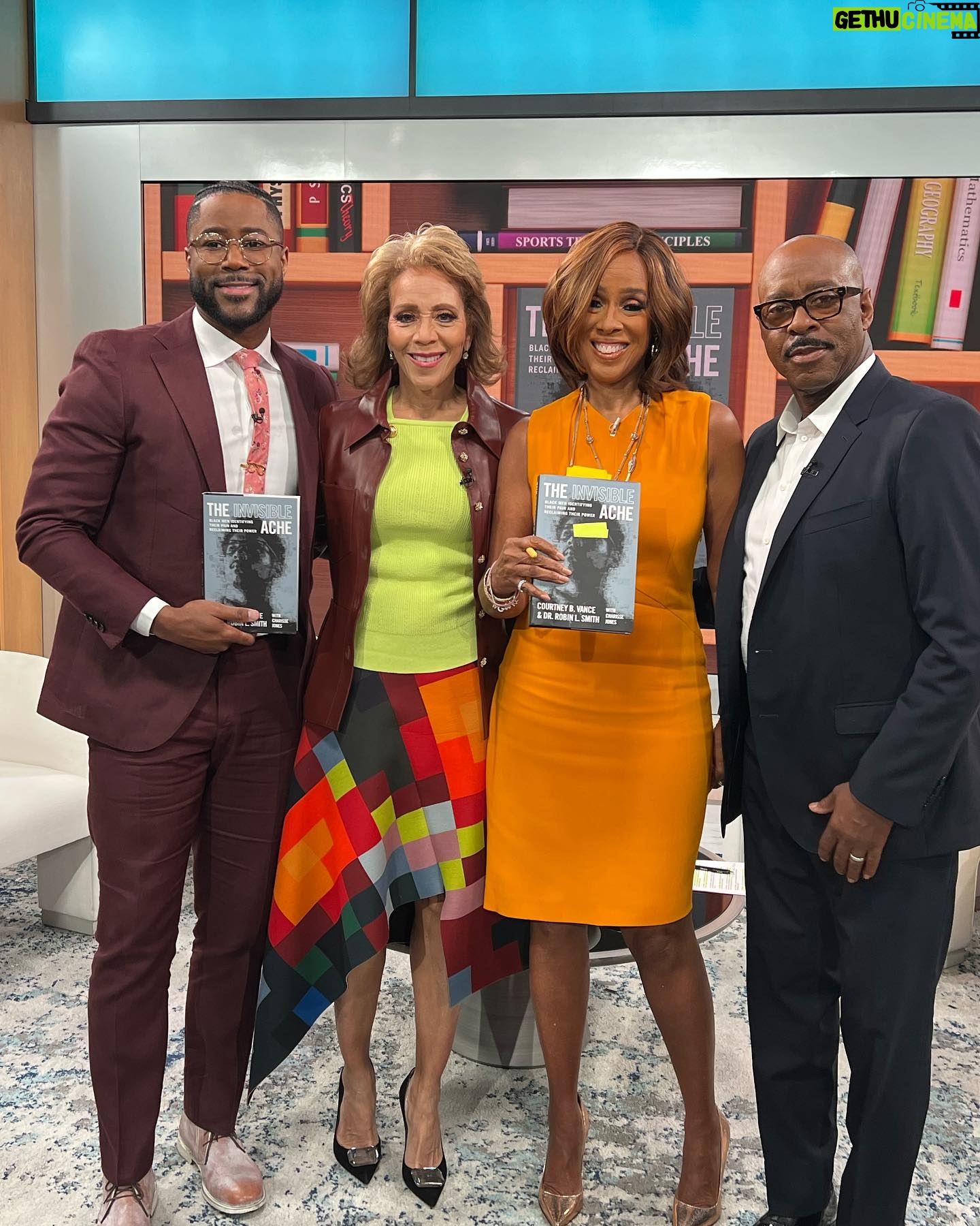Courtney B. Vance - 1K Likes - Day 2 of The Invisible Ache book tour: @drrobinlsmith and I started off the day in NYC with @gayleking @nateburleson and @cbsmornings, then off to Baltimore to @prattlibrary. B-More, y’all came through! Thank you for spending the evening with us! Today is Washington DC at @fox5dc in the morning and the #MLKLibrary with @mahoganybooks! DC, we can’t wait to see you!