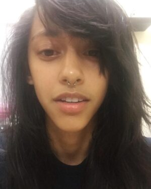 Courtney Bandeko Instagram - This is a thing now. #Boom #septumpiercing #firstpiercing