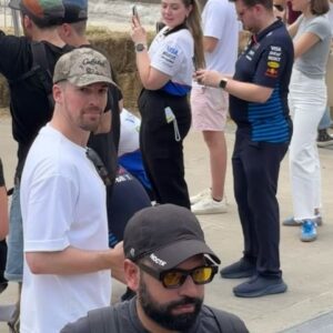Craig McMorris Instagram - My carousel on making F1 drivers laugh out loud, "lol" 
📸 @jozzzeph.roby 

Soapbox Montreal. #linkinbio 
Had the pleasure of co hosting and incredible pre F1 race event with @mollycarlson1 and drivers @maxverstappen1 @danielricciardo @yukitsunoda0511 @schecoperez thanks @redbullcanada