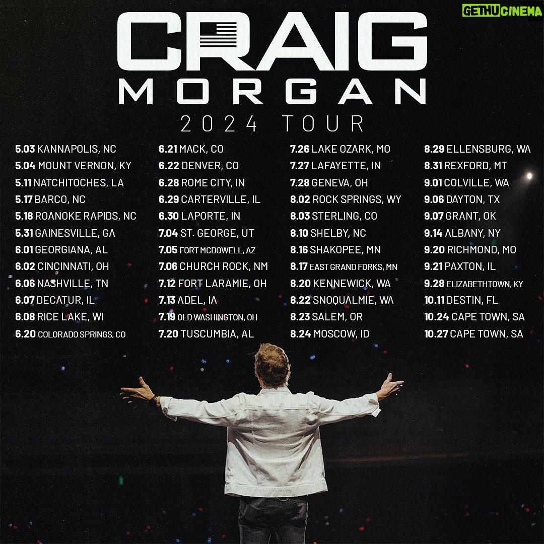 Craig Morgan - 3.3K Likes - We are back in full swing on the road for the 2024 tour! There’s nothing better than country music by the water so come see us this summer on the inaugural Redneck Yacht Club Tour! Get your tickets now 🚤