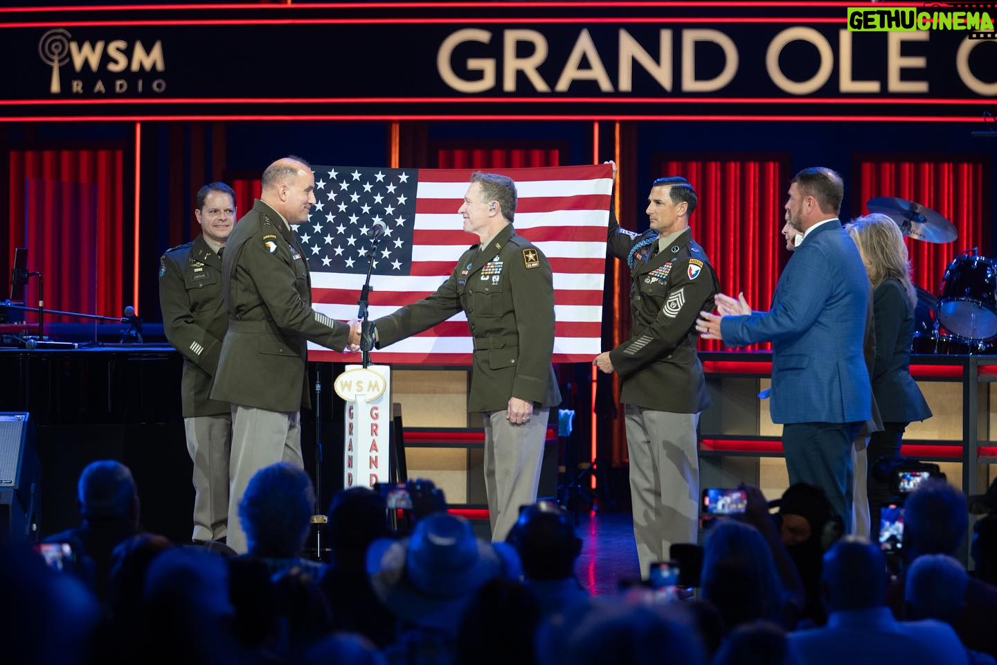 Craig Morgan - 2.9K Likes - I’m excited to once again serve my country and be all I can be in hopes of encouraging others to be a part of something greater than ourselves. Thank you to the @opry, @usarec and everyone who helped make last Saturday night so special 🇺🇸