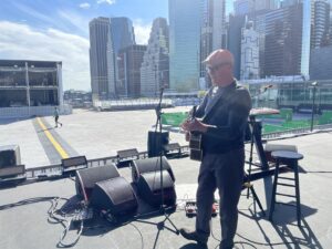 Creed Bratton Instagram - Hey gang in New York City at Pier 17 getting ready to open for Devo. This is the most amazing venue I’ve ever played.