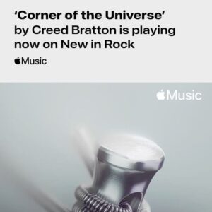 Creed Bratton Instagram - Thank you @applemusic! Hear 'Corner of the Universe' on their New in Rock playlist now ↩️🌌

photo: @shayan.asgharnia