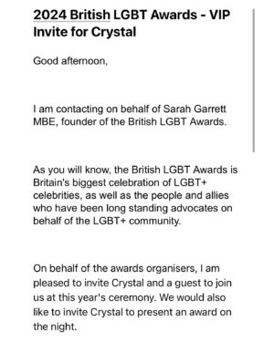 Crystal Instagram - No pride in genocide. 🚀

If you fancy a corporate-free pride, join me at @seeyouatmimis for London’s biggest alternative pride party.